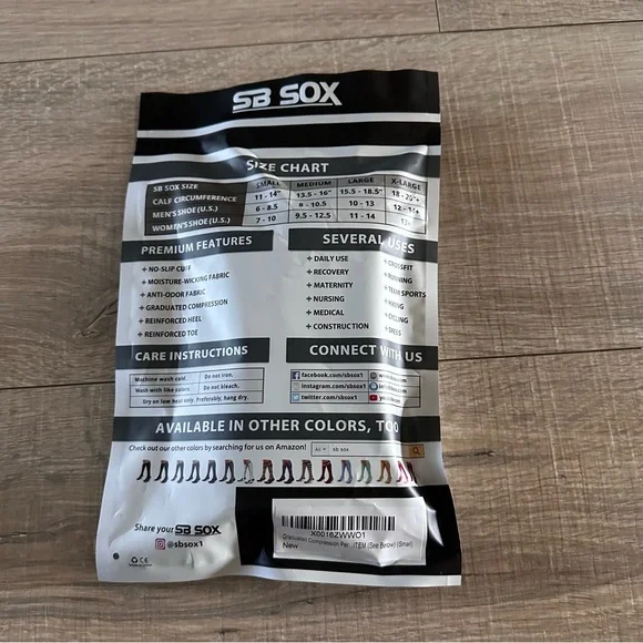 Black Compression Socks - Picture 9 of 10